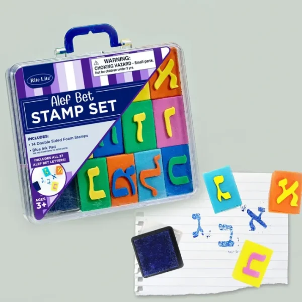 Shop All^Alef-Bet Stamp Set in Carrying Case - cozylivehome.com | we sell a wide range of comfortable household items
