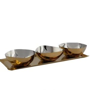 50873 Auburn Two Tone Bowls/tray Set - cozylivehome.com | we sell a wide range of comfortable household items* Giftware