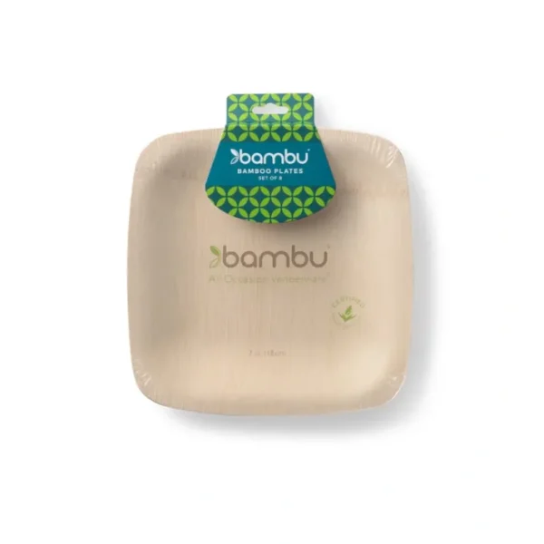 Shop All^BAMBOO SQUARE PLATES 7" - cozylivehome.com | we sell a wide range of comfortable household items