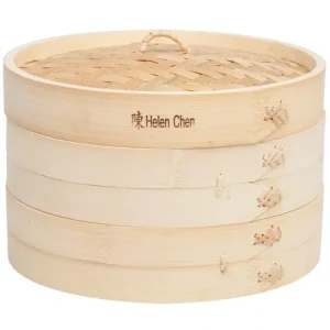 BAMBOO STEAMER 10" 3 PC SET - cozylivehome.com | we sell a wide range of comfortable household items* Housewares