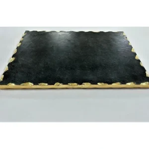 61680 Blk Marble 9x6 Board W/ Gold - cozylivehome.com | we sell a wide range of comfortable household items* Giftware