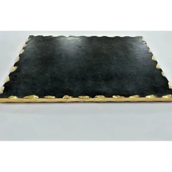 61680 Blk Marble 9x6 Board W/ Gold - cozylivehome.com | we sell a wide range of comfortable household items* Giftware