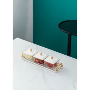 Bromei 3-pc Dip Set Gold - cozylivehome.com | we sell a wide range of comfortable household items* Giftware