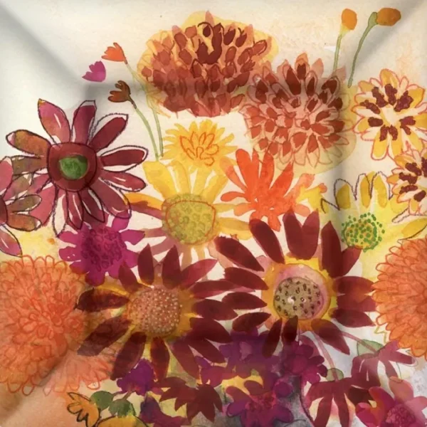 Shop All^Bunch of Fall Flowers Square Paper Diner Plate 10" - cozylivehome.com | we sell a wide range of comfortable household items