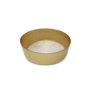 CB4202 Crystal Glass Salad Bowl with Gold Wall - cozylivehome.com | we sell a wide range of comfortable household items* Giftware