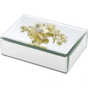 CB2026 Gold Botanica Jewelry Box - cozylivehome.com | we sell a wide range of comfortable household items* Giftware