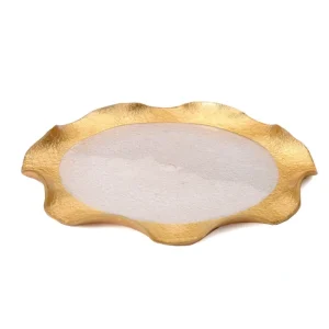 Shop All^CCN639G Chargers w Gold - Wavy 12"D - cozylivehome.com | we sell a wide range of comfortable household items