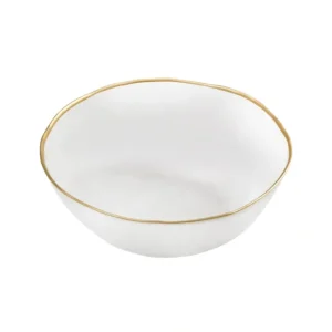 CDB2555 Clear Bowl with Gold Rim - cozylivehome.com | we sell a wide range of comfortable household items* Giftware