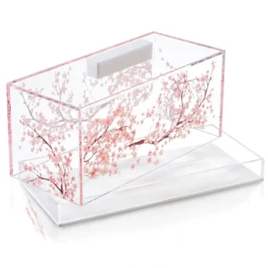 CD-RE-CB-SM Cherry Blossom - Rectangle Cake Dome - Small - cozylivehome.com | we sell a wide range of comfortable household items* Giftware