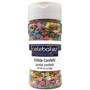 Celebakes Pastel Confetti Edible Confetti, 2.4 oz. - cozylivehome.com | we sell a wide range of comfortable household items* Foods