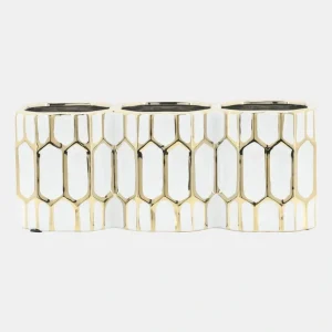 13748-09 CER, 4"H 3-CUP PEN - cozylivehome.com | we sell a wide range of comfortable household items* Giftware