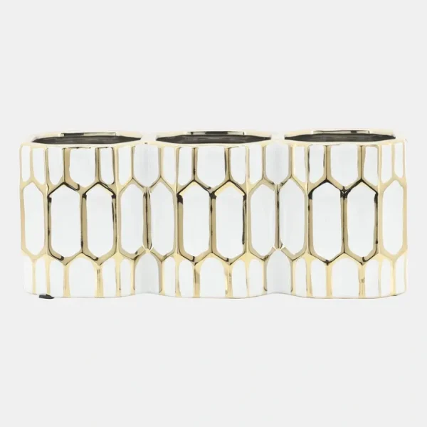 13748-09 CER, 4"H 3-CUP PEN - cozylivehome.com | we sell a wide range of comfortable household items* Giftware