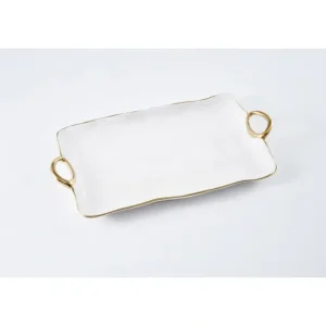CER-2610-WG Large Platter 17.5 × 9.5 × 1.75 in - cozylivehome.com | we sell a wide range of comfortable household items* Giftware