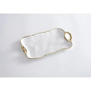CER-2611-WG Small Platter 13.5 × 7.75 × 1.75 in - cozylivehome.com | we sell a wide range of comfortable household items* Giftware