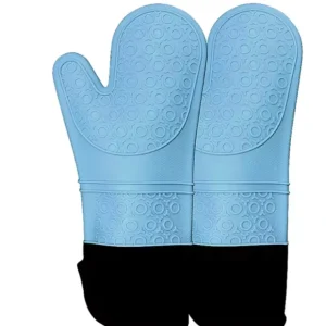 Cherle Blue Silicone Oven Mitt - cozylivehome.com | we sell a wide range of comfortable household items* Housewares