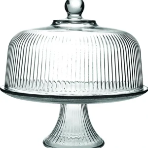 C860318HG18-TRI CAKE COVER-ON FOOTED PLATE-MONACO - cozylivehome.com | we sell a wide range of comfortable household items* Giftware