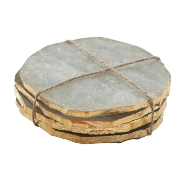 Shop All^COASTERS QUARTZ W/ GOLD EDGE - cozylivehome.com | we sell a wide range of comfortable household items
