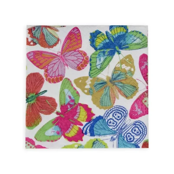 Shop All^COCKTAIL NAPKIN BUTTERFLIES BRIGHT - cozylivehome.com | we sell a wide range of comfortable household items