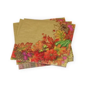 Shop All^COCKTAIL NAPKIN HARVEST GARLAND GOLD - cozylivehome.com | we sell a wide range of comfortable household items