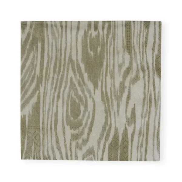 Shop All^COCKTAIL NAPKIN WOODGRAIN SIL/GLD - cozylivehome.com | we sell a wide range of comfortable household items