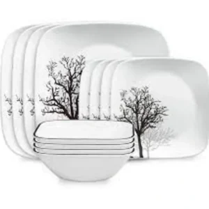 Shop All^CORELLE SET SQUARE, TIMBER SHADOWS Service For 4 - cozylivehome.com | we sell a wide range of comfortable household items