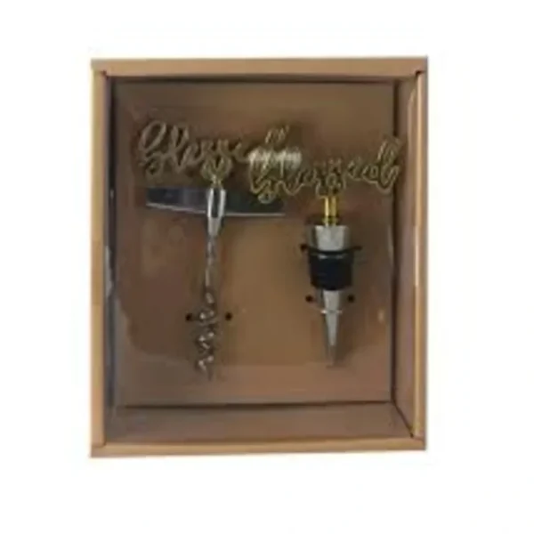 Cork Screw & Stopper "Blessed" - cozylivehome.com | we sell a wide range of comfortable household items* Giftware
