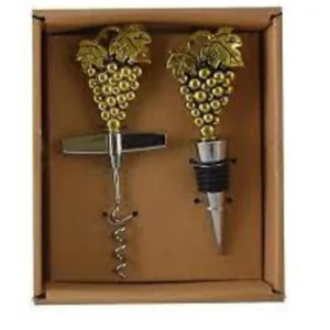 Cork Screw & Stopper "Grapes" - cozylivehome.com | we sell a wide range of comfortable household items* Giftware