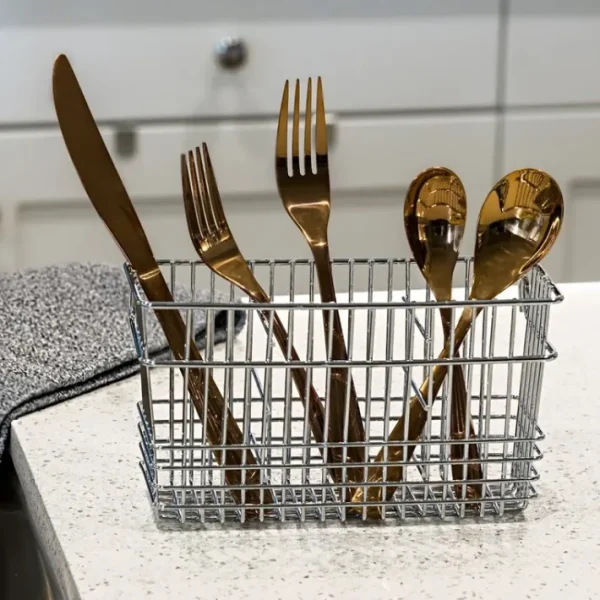 Shop All^CUTLERY BASKET CHROME - cozylivehome.com | we sell a wide range of comfortable household items