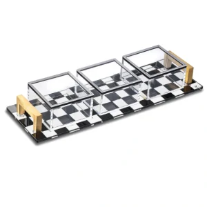 DBS-OC-3 Dip Bowl Set - Onyx Collection - 3 Sectional - cozylivehome.com | we sell a wide range of comfortable household items* Giftware