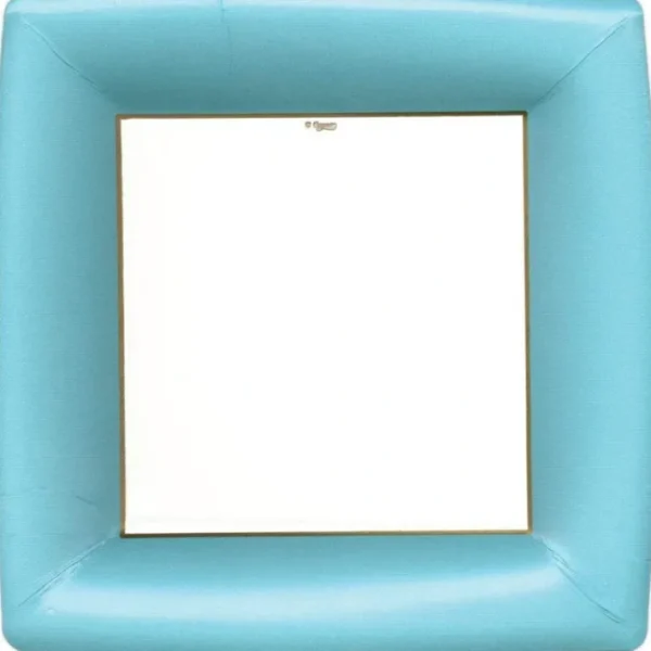 Shop All^DINNER PAPER PLATE GROSGRAIN MEDIT BLU SQ - cozylivehome.com | we sell a wide range of comfortable household items