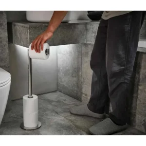 Shop All^EasyStore Luxe 2-in-1 Stainless-steel Toilet Paper Stand - cozylivehome.com | we sell a wide range of comfortable household items