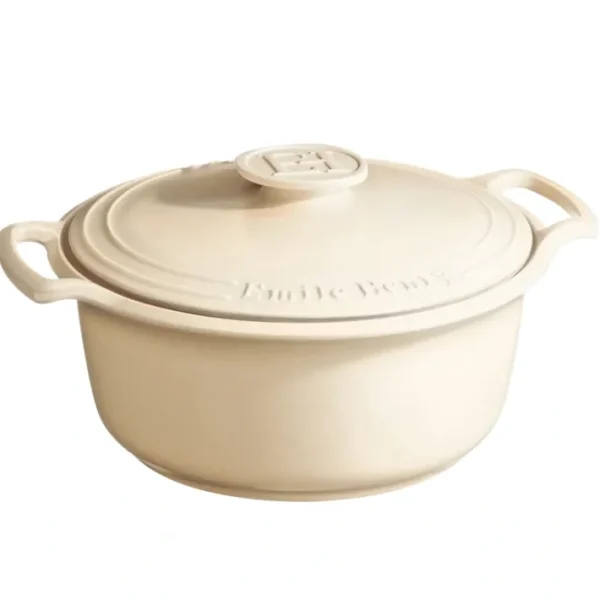 Shop All^EMILE HENRY ROUND STEWPOT 6 QT CREME - cozylivehome.com | we sell a wide range of comfortable household items
