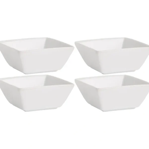 15236 FIDDLE & FERN SET 4 3"L SQUARE 2.18 OZ BOWLS MINI TASTER SET - cozylivehome.com | we sell a wide range of comfortable household items* Giftware