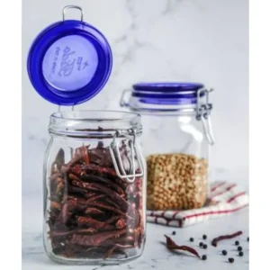 Shop All^Fido Jar with Blue Lid - cozylivehome.com | we sell a wide range of comfortable household items