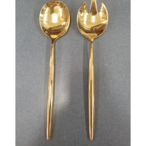 G101024 Chi Salad Servers Gold Shiny - cozylivehome.com | we sell a wide range of comfortable household items* Giftware