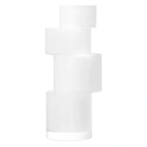 G1729-35-391 Tier Vase H13.75in Chalk White - cozylivehome.com | we sell a wide range of comfortable household items* Giftware
