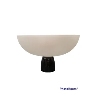 GFB3431 White Glass Bowl on Black Base - cozylivehome.com | we sell a wide range of comfortable household items* Giftware