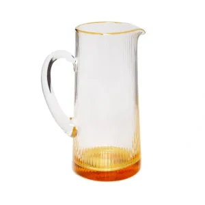 GJ3134 Pitcher with Gold Dipped Bottom and Gold Rim - cozylivehome.com | we sell a wide range of comfortable household items* Giftware