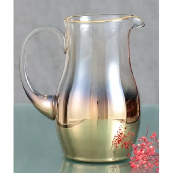 GJ4190 Pitcher with Gold Ombre Design - cozylivehome.com | we sell a wide range of comfortable household items* Giftware