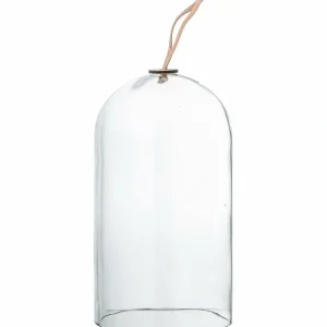 Shop All^Glass Cloche with Leather Loop - cozylivehome.com | we sell a wide range of comfortable household items
