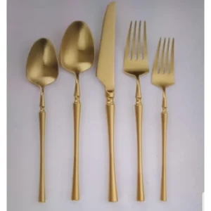Shop All^Good FSLM-1811GM TAJ Majestic Flatware Matte Gold Service For 4 - cozylivehome.com | we sell a wide range of comfortable household items