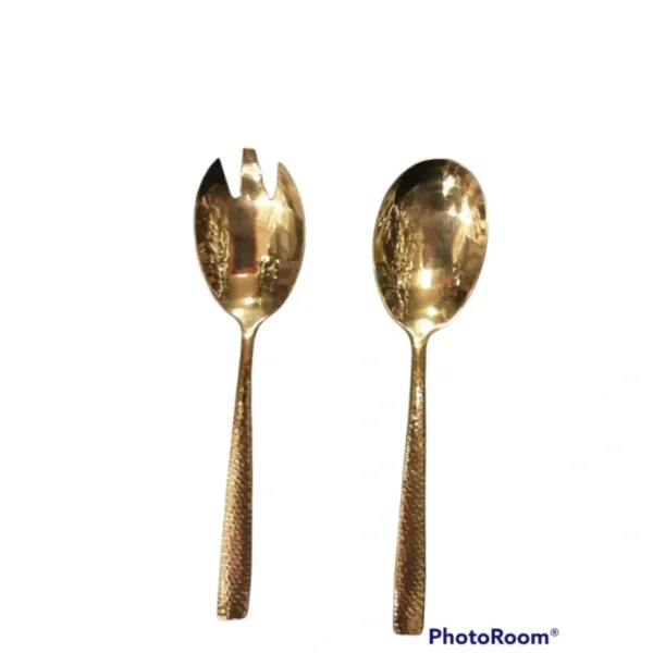 G200119PC Vital Salad Servers Gold - cozylivehome.com | we sell a wide range of comfortable household items* Giftware