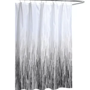 Shop All^Grayscale Rain Fabric Shower Curtain - cozylivehome.com | we sell a wide range of comfortable household items