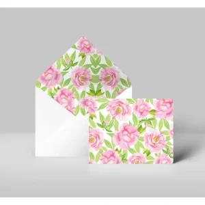 GREETING CARDS - Pink Peony - cozylivehome.com | we sell a wide range of comfortable household items* Giftware