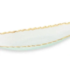 GT2145 Glass Oval Tray With Gold Edge - cozylivehome.com | we sell a wide range of comfortable household items* Giftware