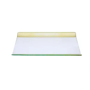 GT786 Glass Tray with Gold Borders - 14"L x 8.5"W - cozylivehome.com | we sell a wide range of comfortable household items* Giftware