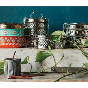 Shop All^Hammered Stainless Steel Tiffin - cozylivehome.com | we sell a wide range of comfortable household items
