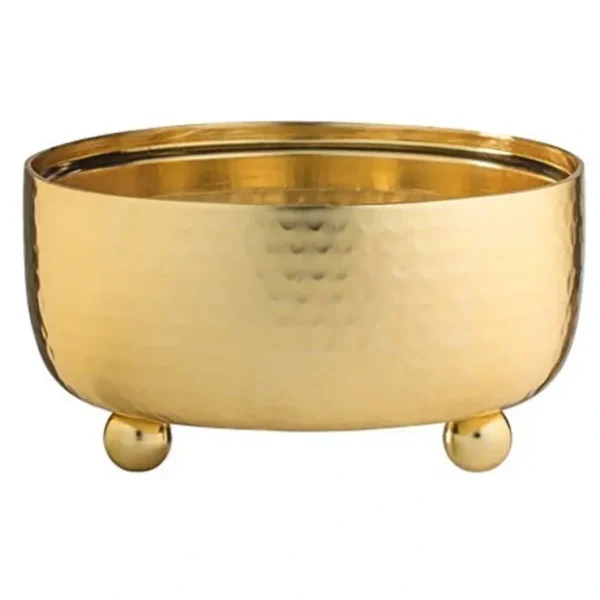 HG Decorizer Hammered Dip Container Holder Gold - cozylivehome.com | we sell a wide range of comfortable household items* Giftware