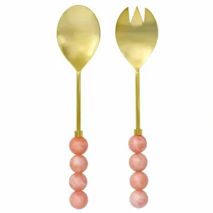 50945 HYALINE SALAD SERVERS S/2 - cozylivehome.com | we sell a wide range of comfortable household items* Giftware