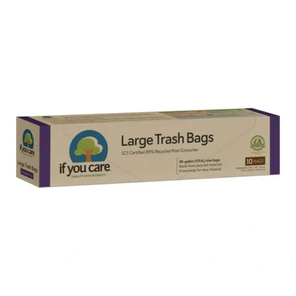 Shop All^If You Care Heavy Duty Trash Garbage Bags w/ Drawstring 30 Gal - cozylivehome.com | we sell a wide range of comfortable household items